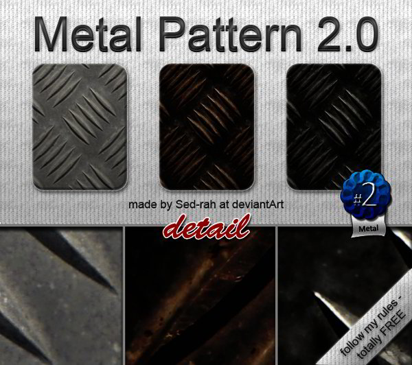 Free Photoshop Metal Patterns