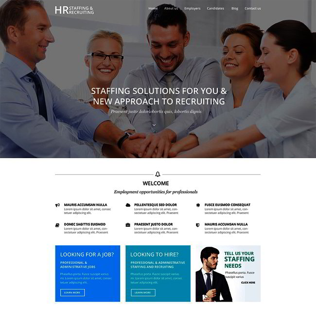 HR Recruiting WordPress Theme