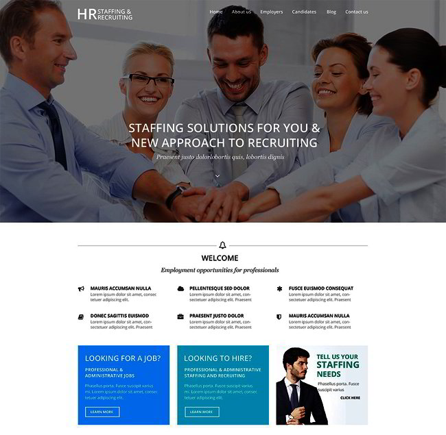 HR Recruiting WordPress Theme