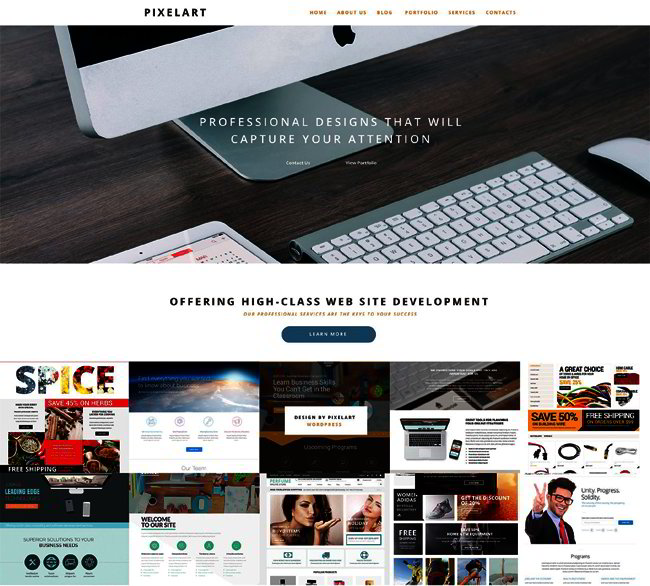 PixelArt WordPress Theme