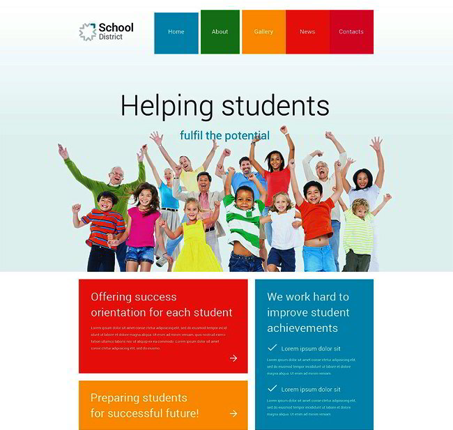 School District WordPress Theme