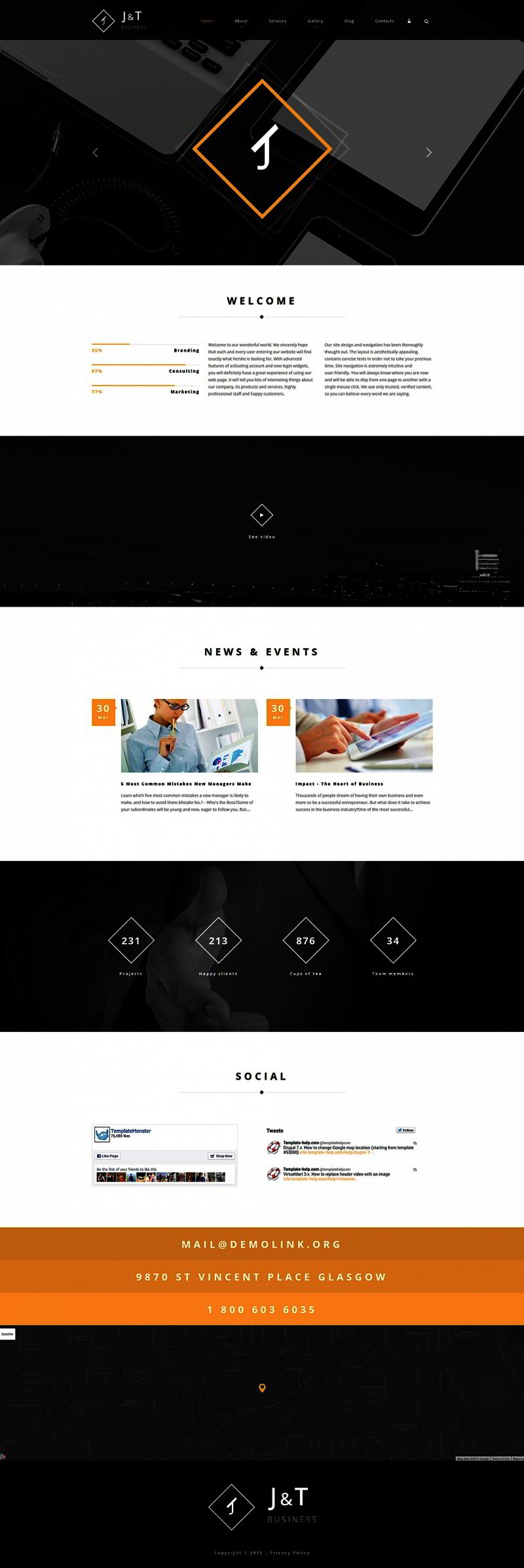 Business Drupal Template