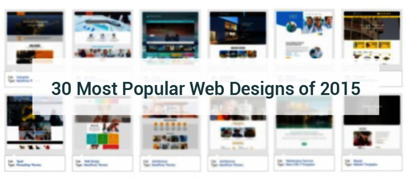 most popular web templates