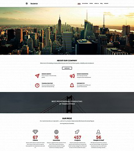 Business Responsive Moto CMS 3 Template