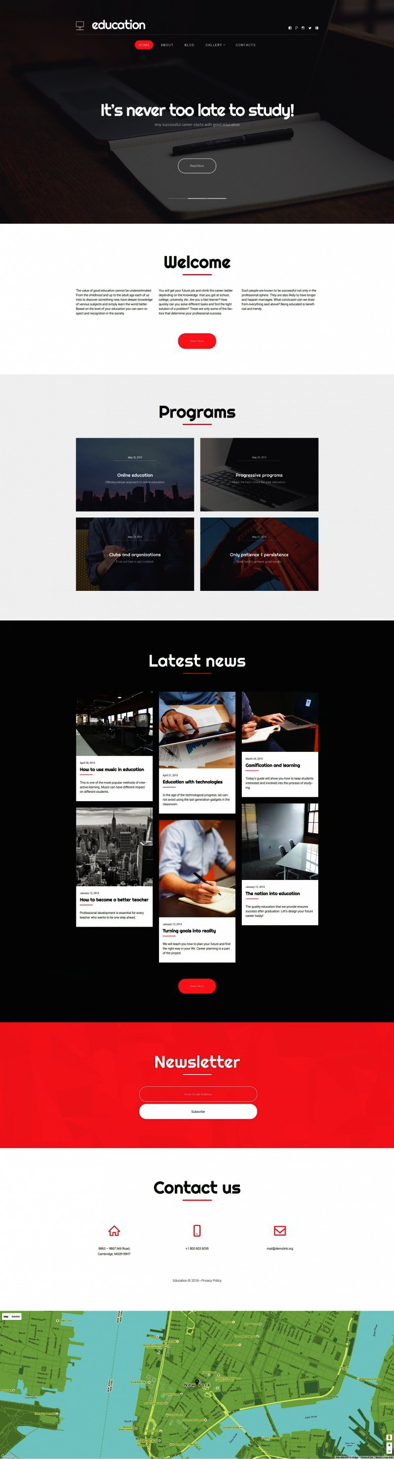 Education Services WP Theme