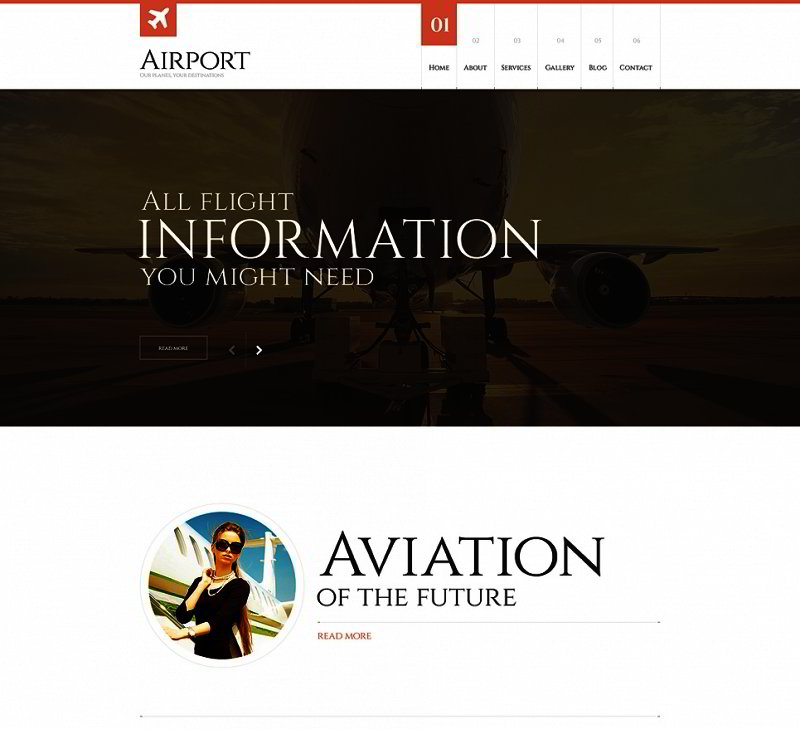 Private Airline Responsive WordPress Theme