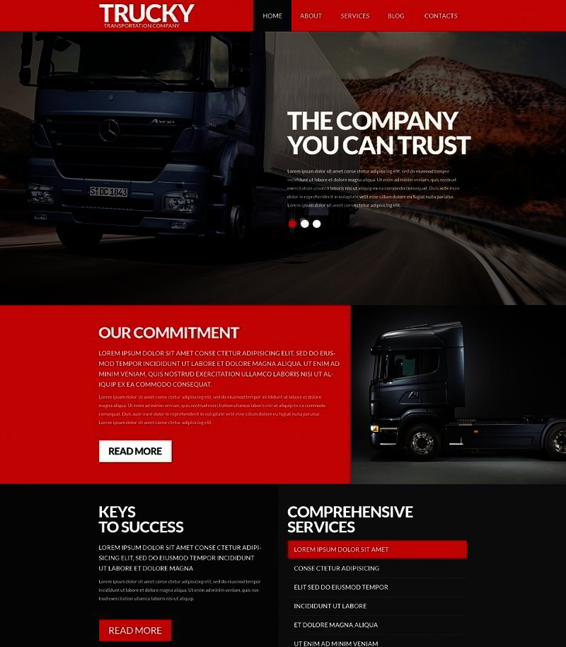 Logistics WP Theme