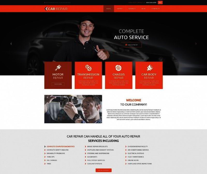 Cars WordPress Theme