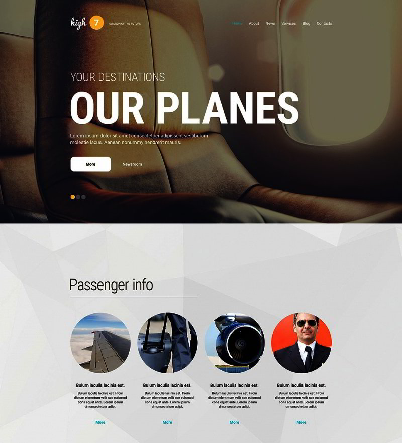 Transportation WordPress Theme