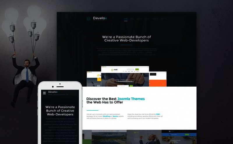 Web Design Company Website Template