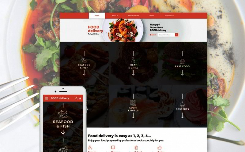 Catering Responsive Website Template