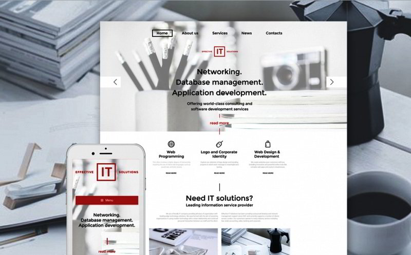 Information Technology WordPress Template