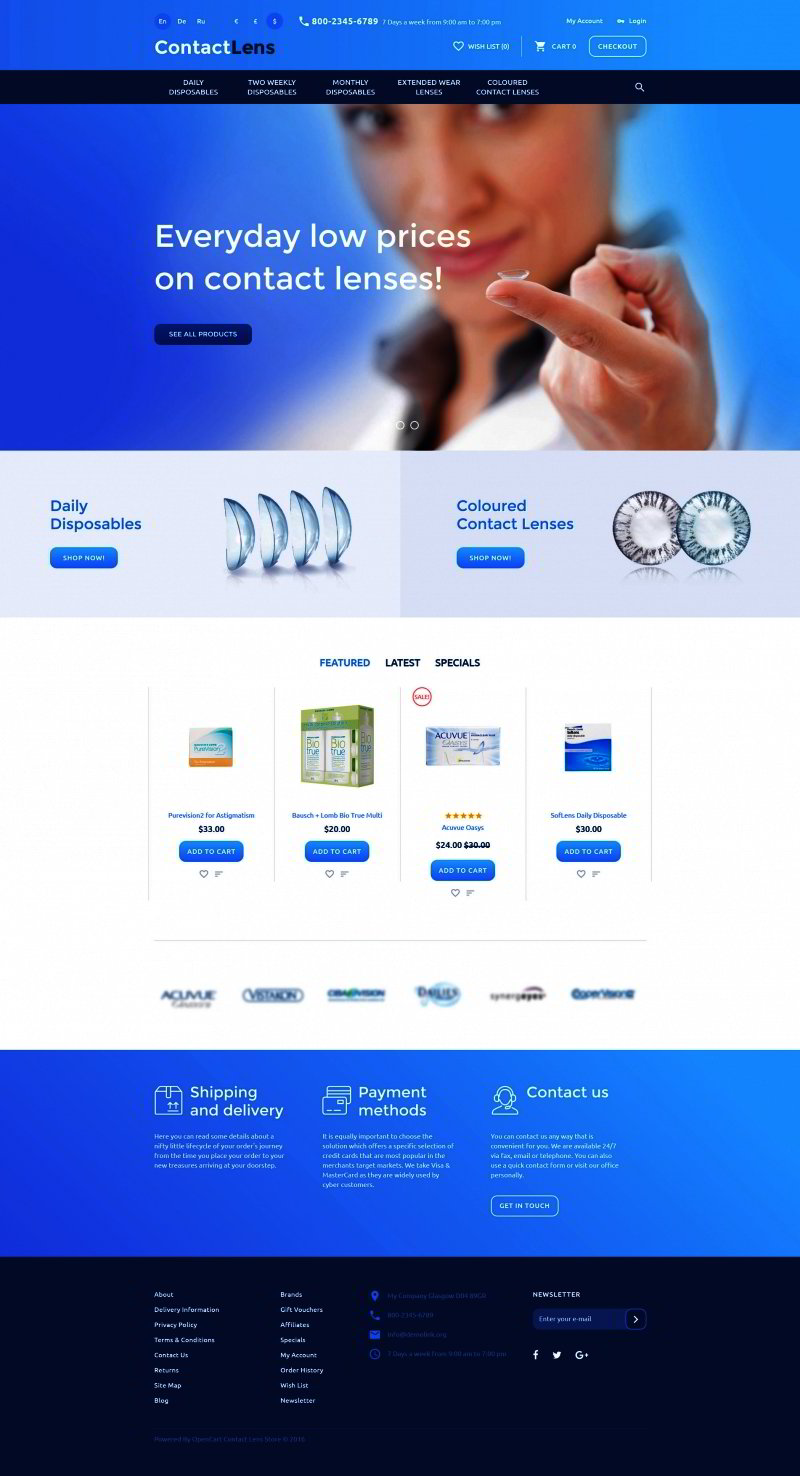 Medical OpenCart Theme