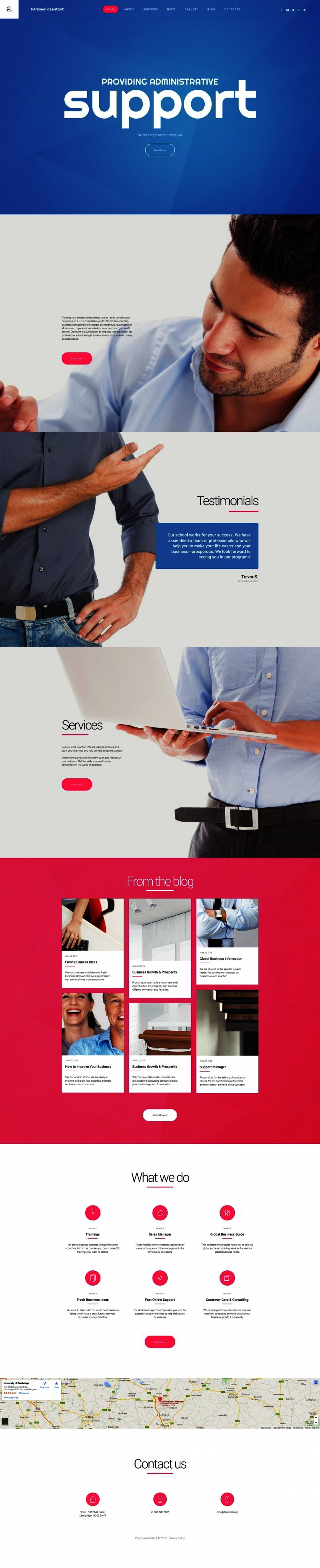 Business Responsive Moto CMS 3 Template