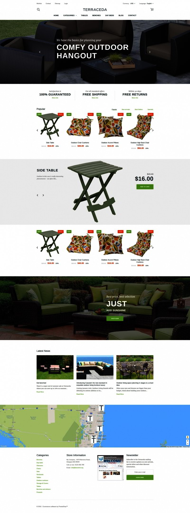 furniture PrestaShop template