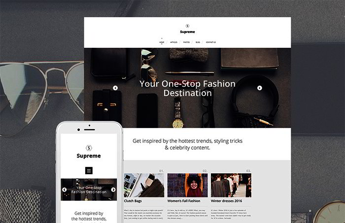         Fashion Responsive Moto CMS 3 Template