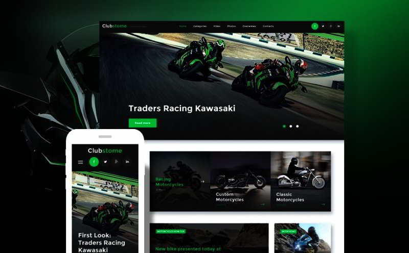 Bikers WordPress Theme