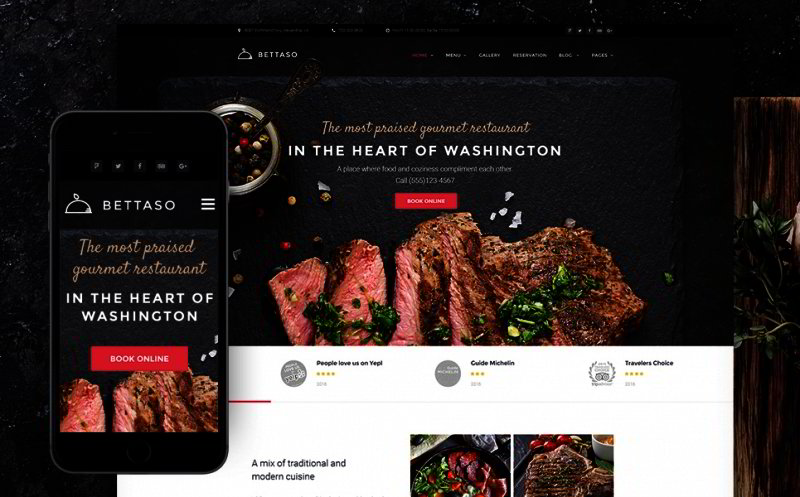 Barbecue Restaurant WordPress Theme