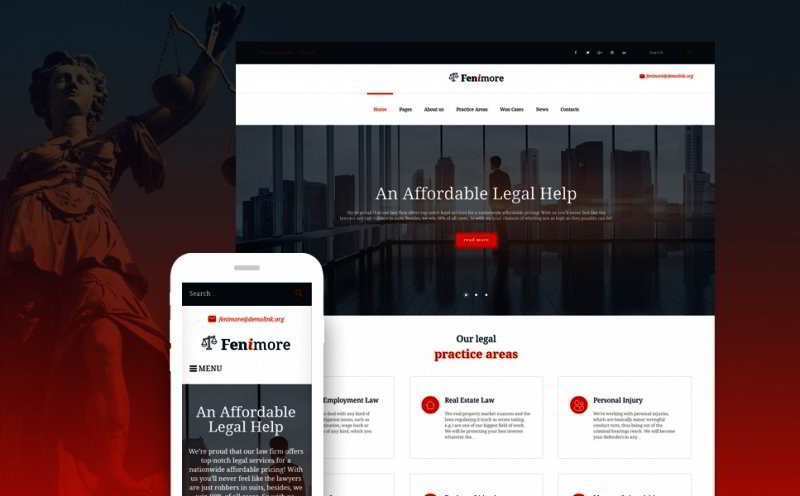 law firm WP theme