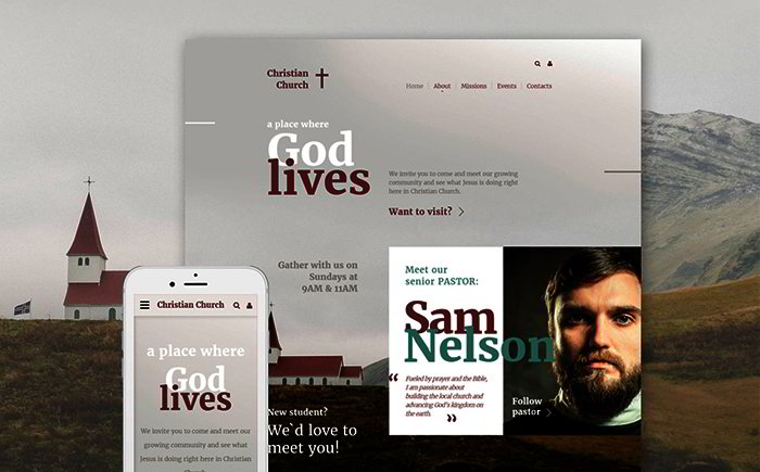  Christian Responsive Website 