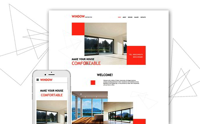  Windows & Doors Responsive Website Template