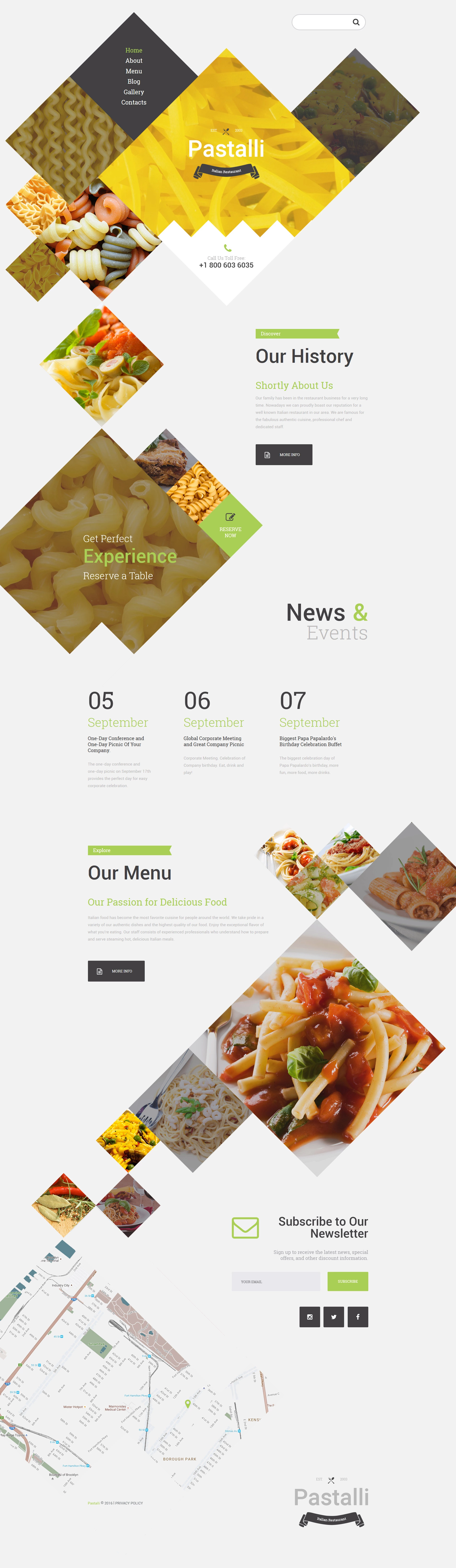 Restaurant Website Template