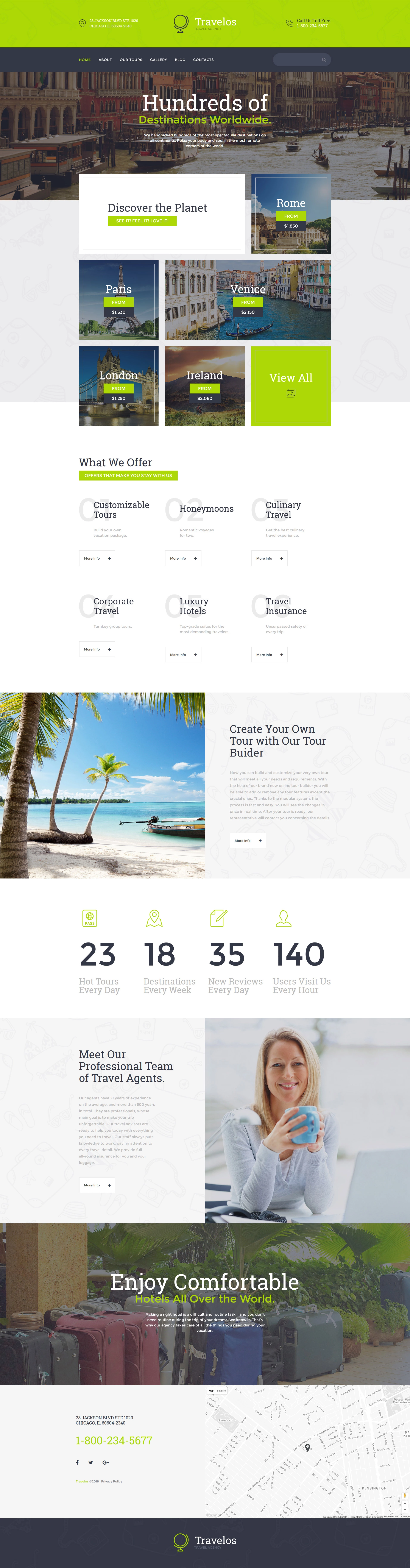 Travel Agency Website Template