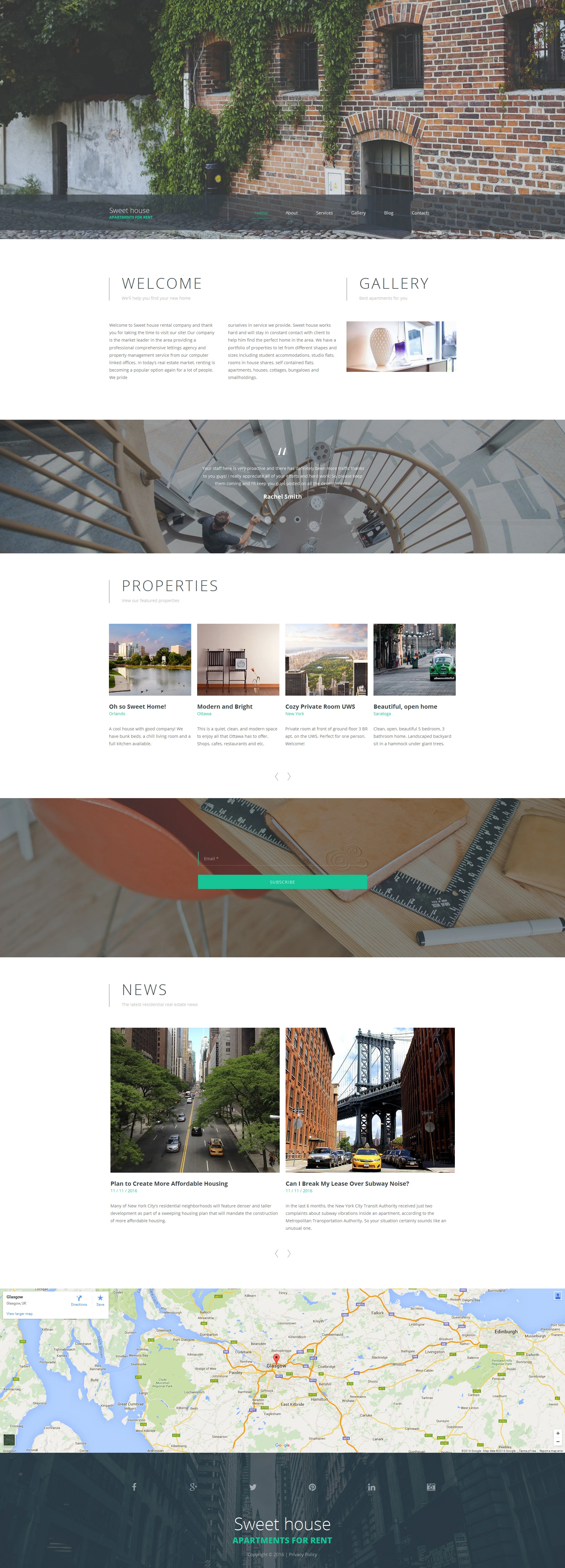 Real Estate Moto CMS 3 Template