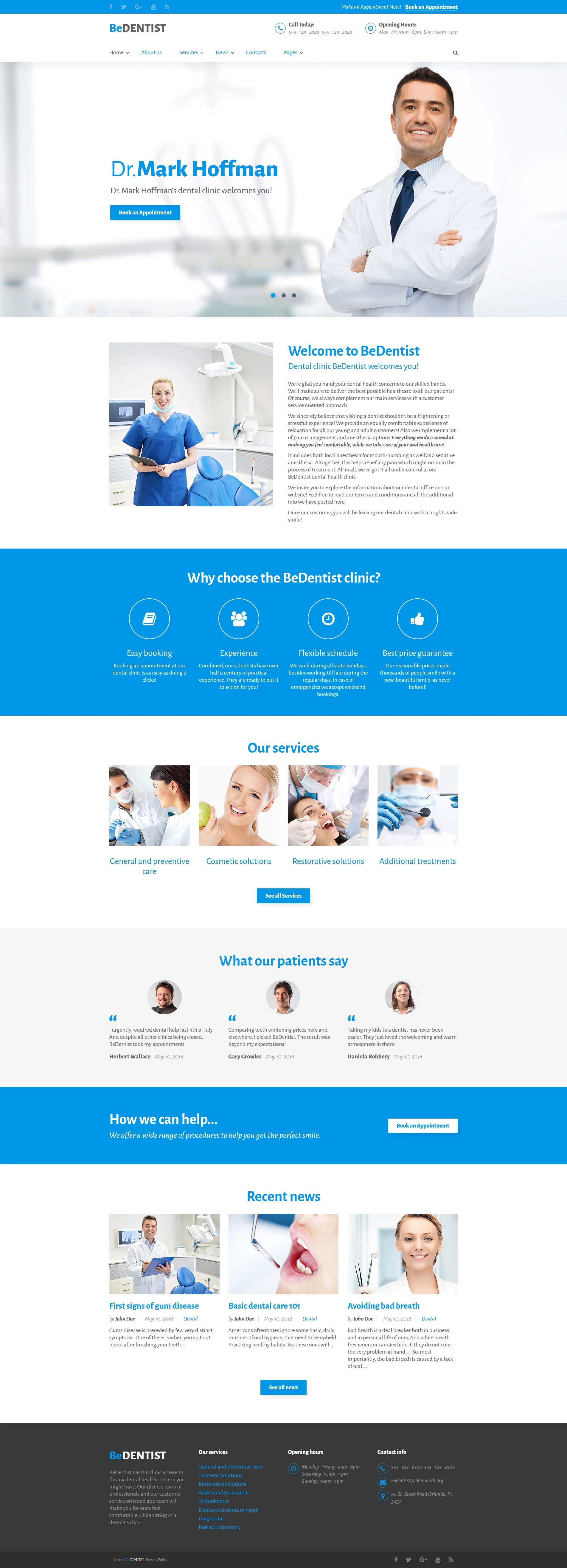 Medical Website Template