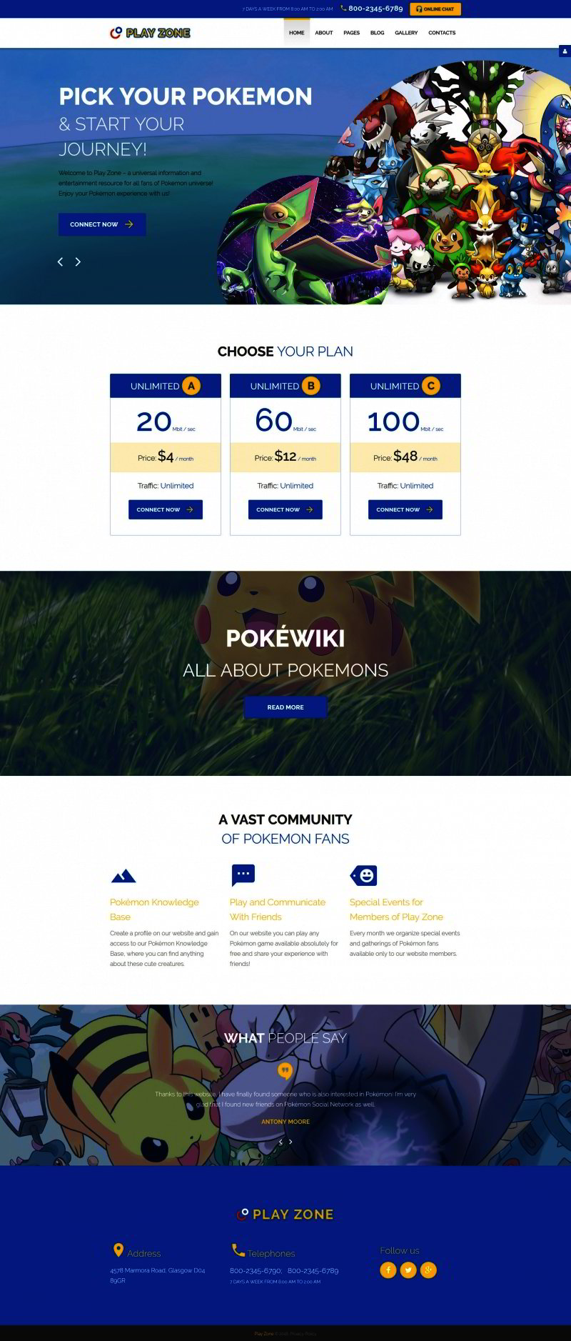 Games Responsive Joomla Template