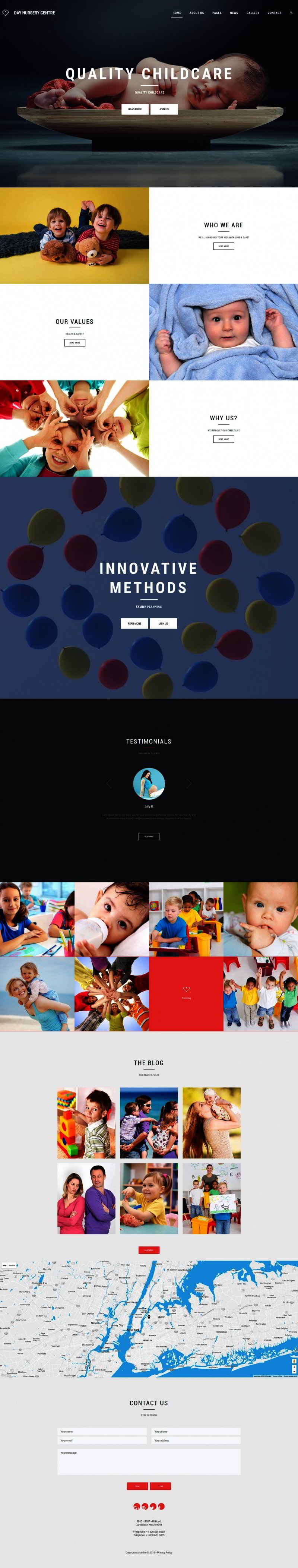 Child Care Responsive Joomla Template