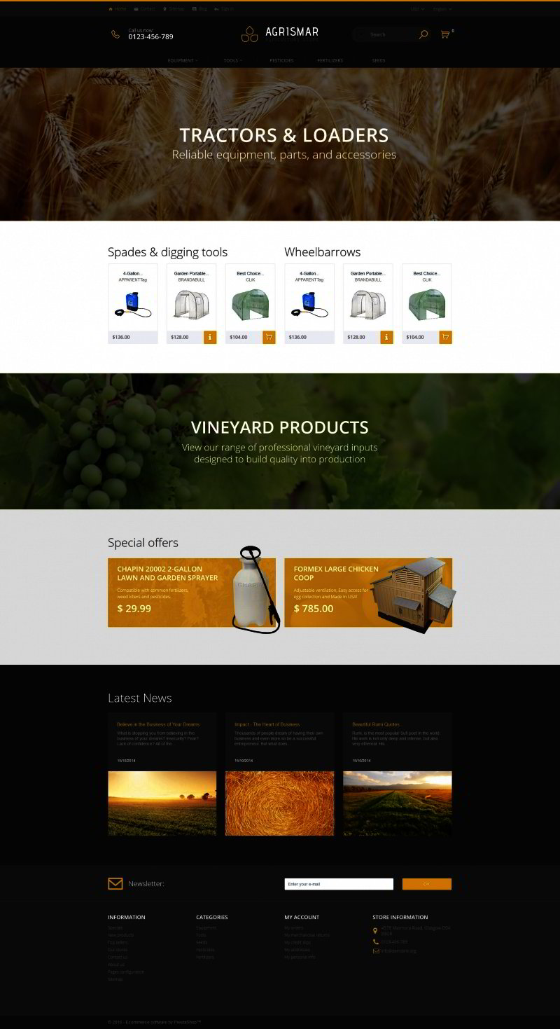 Agriculture Store PrestaShop Theme