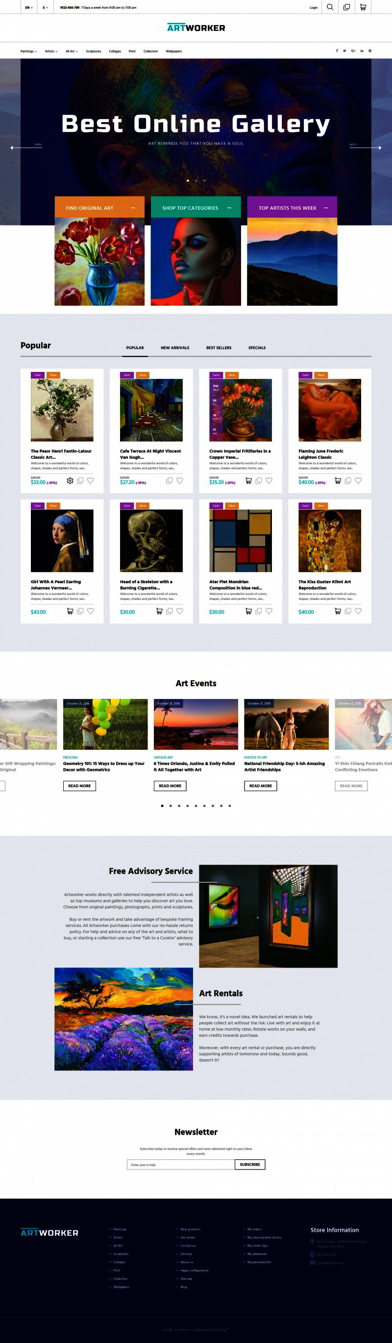 Portfolio PrestaShop Theme