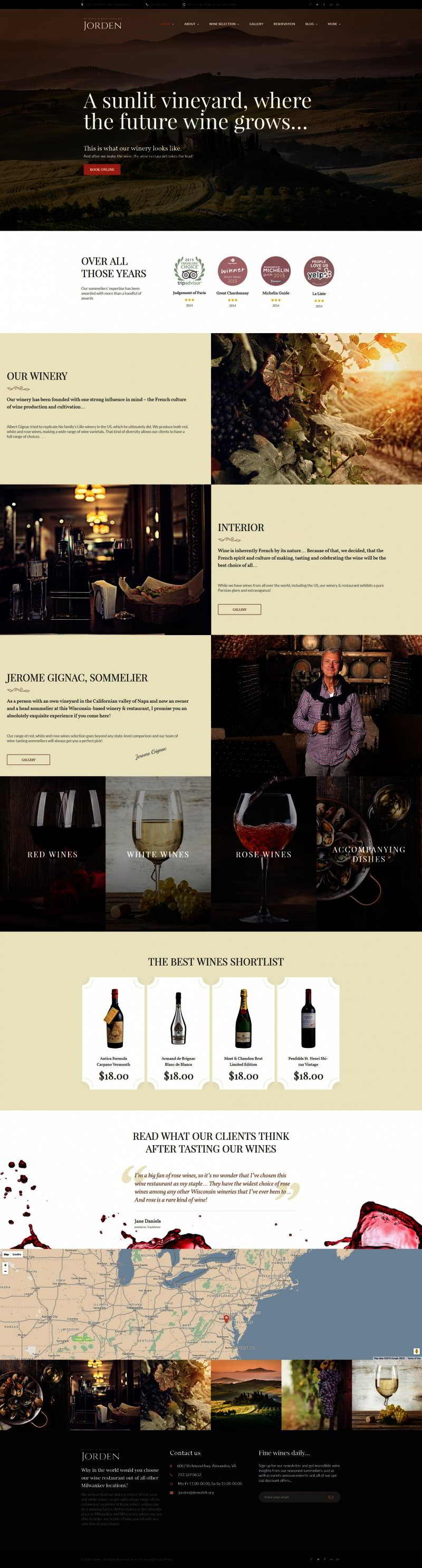 Jorden - Wine & Winery WordPress Theme