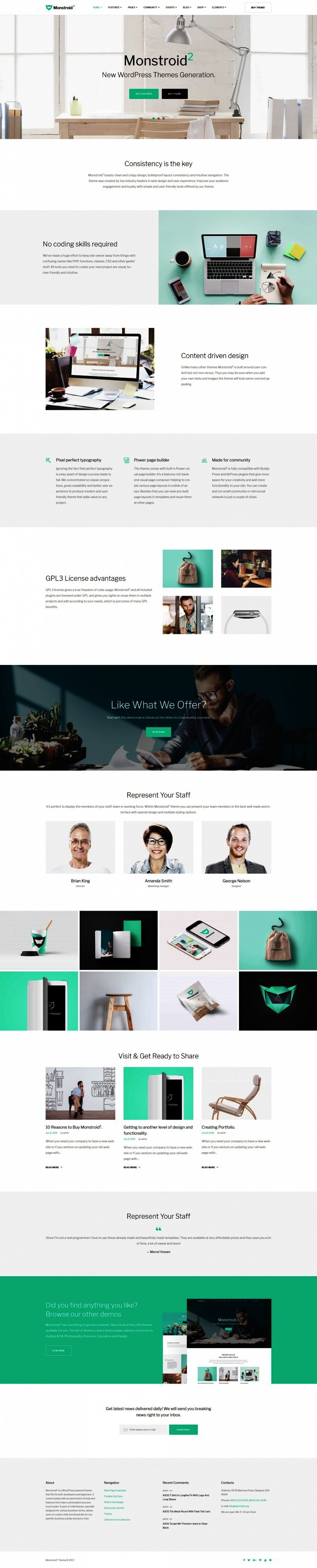 Monstroid2 - Multipurpose WordPress Theme