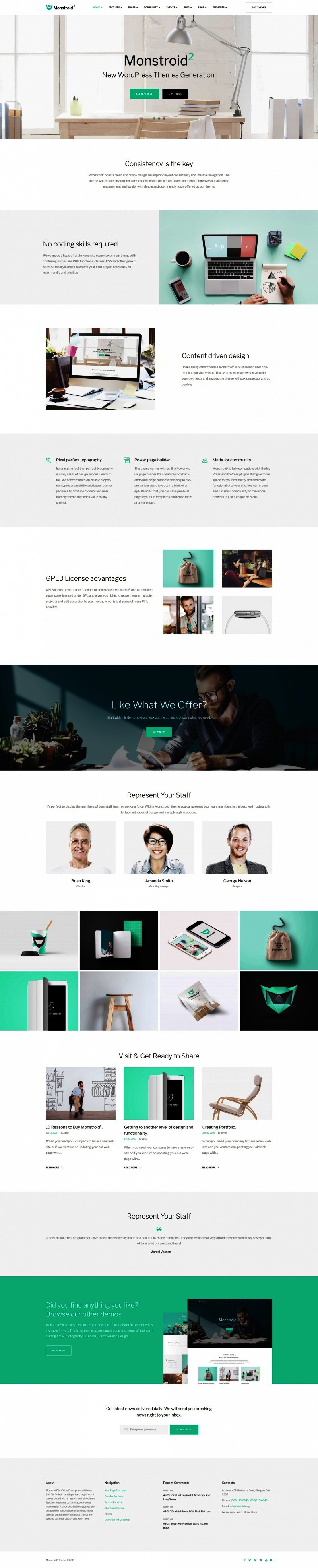 Monstroid2 - Multipurpose WordPress Theme