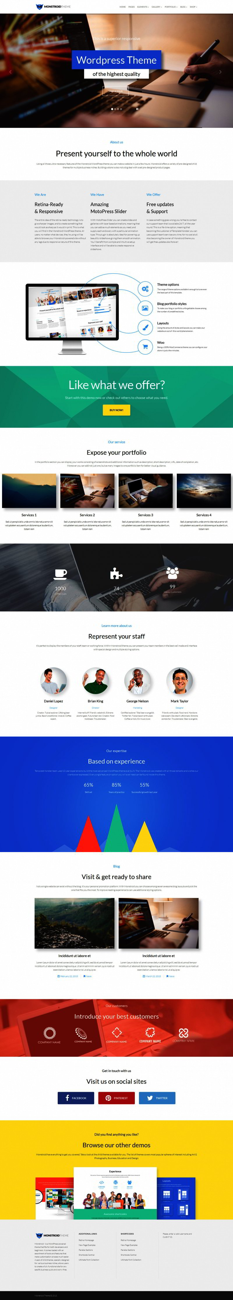 Monstroid WordPress Theme