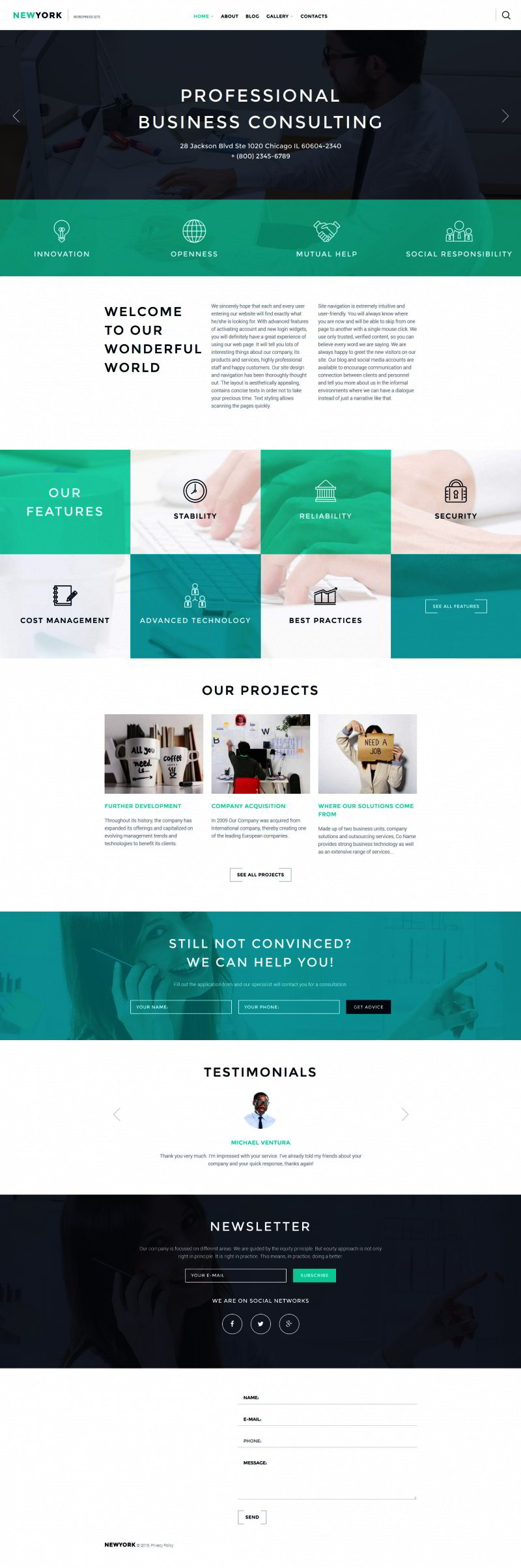 Business Responsive WordPress Theme