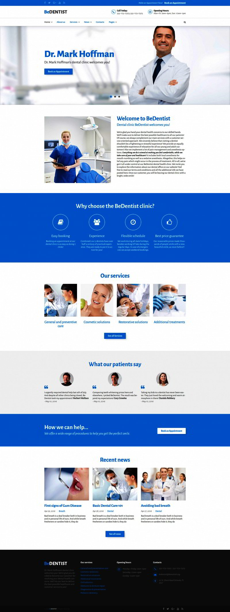 BeDentist - Dentist & Medical WordPress Theme