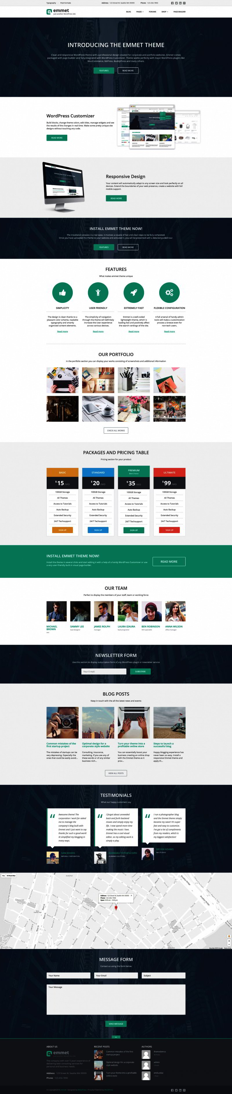 Business Responsive WordPress Theme