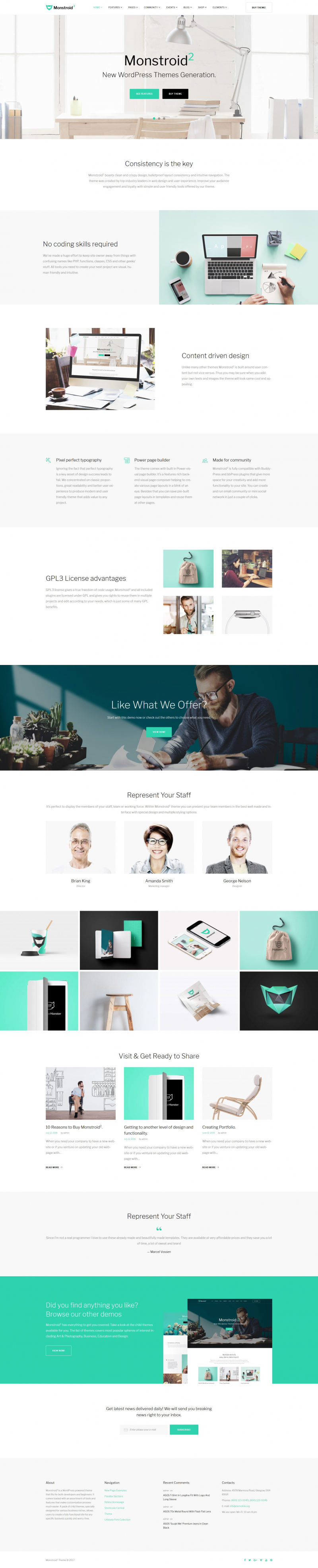 Monstroid2 - Multipurpose WordPress Theme