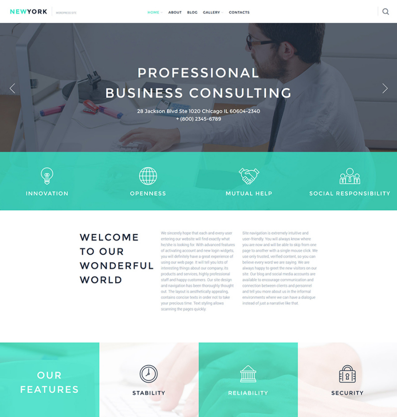 Business Responsive WordPress Theme