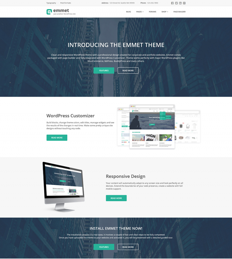 Business Responsive WordPress Theme