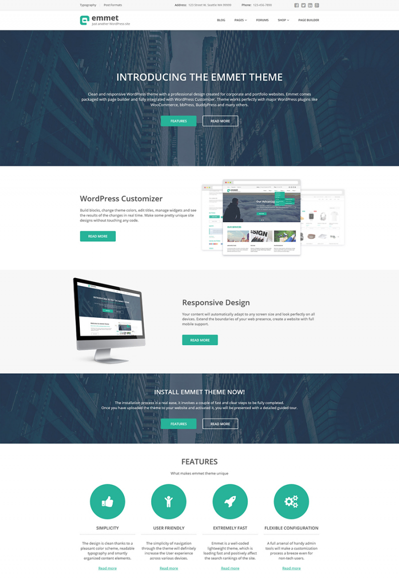 Business Responsive WordPress Theme