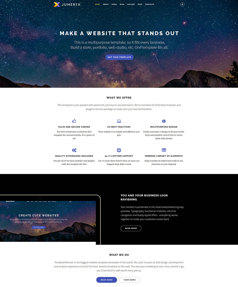 Jumerix - Multipurpose Joomla Template
