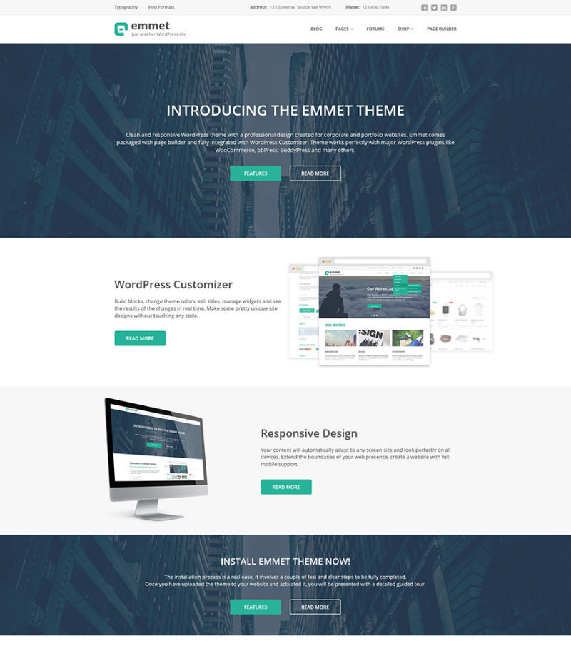 Business Responsive WordPress Theme