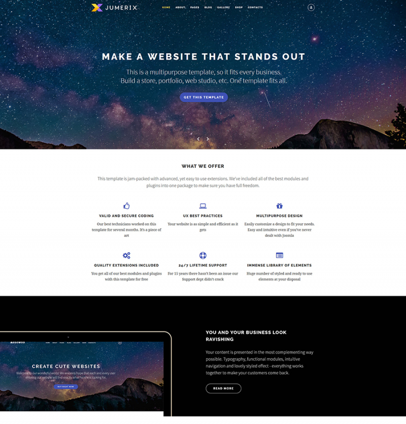 Jumerix - Multipurpose Joomla Template