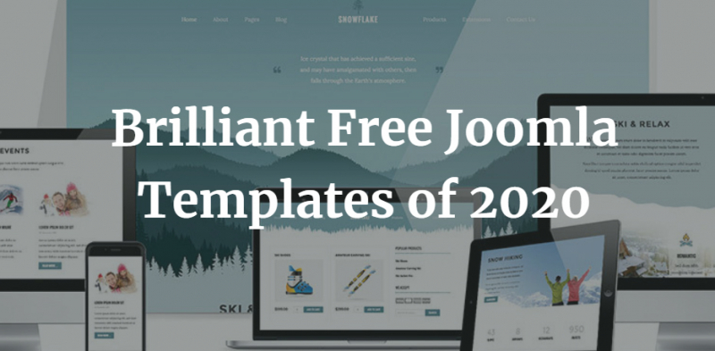Brilliant Free Joomla Templates Of 2020 Templates