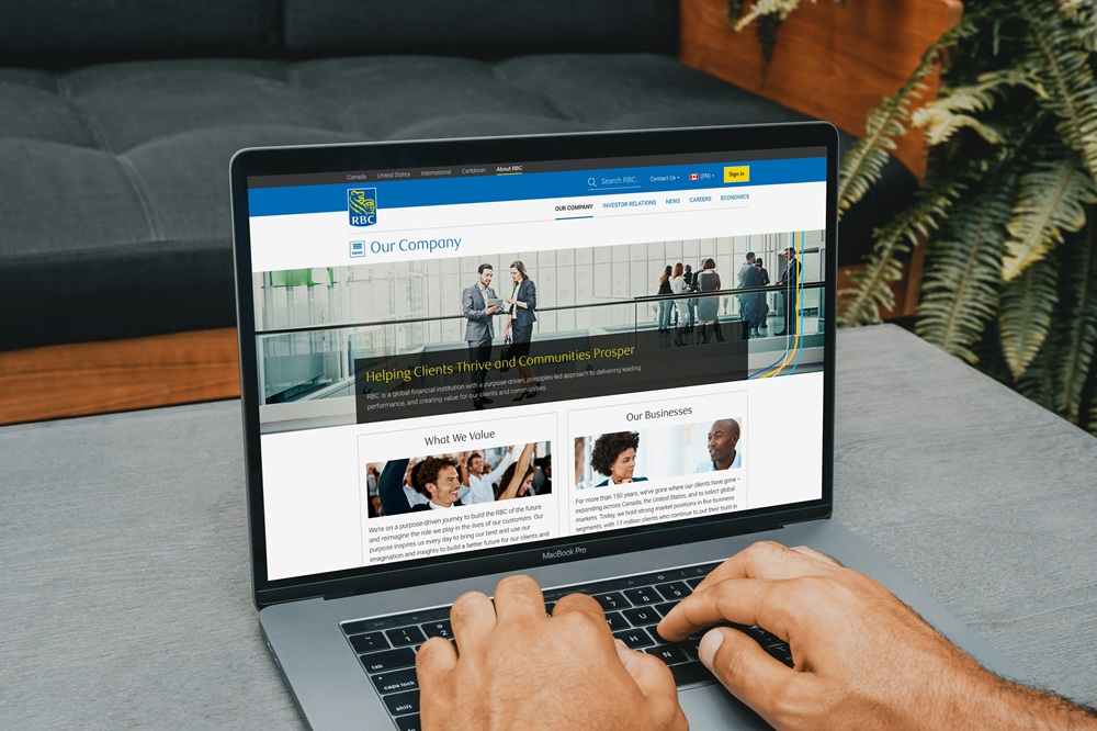 modern corporate website